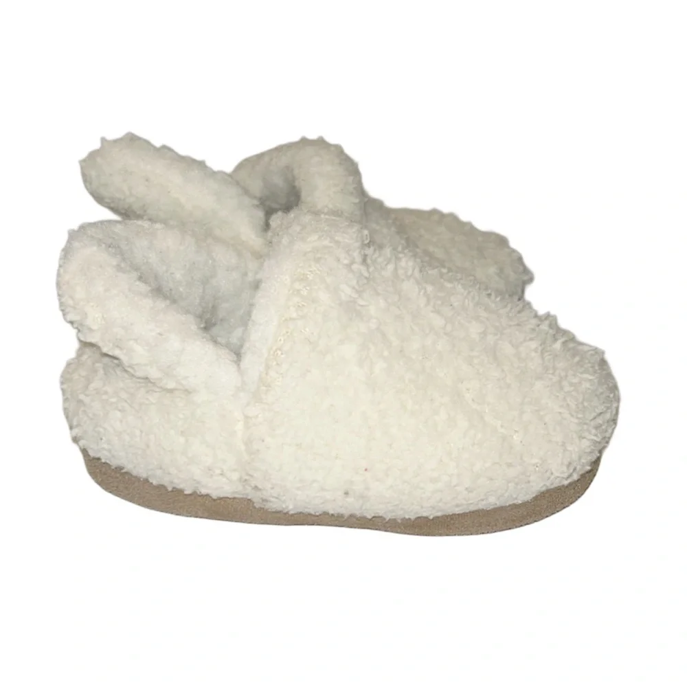 LUCKY BRAND Baby Sherpa Slippers Size 5-6